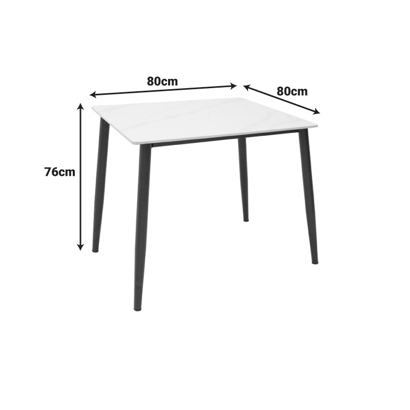 MARBLE WHITE - BLACK