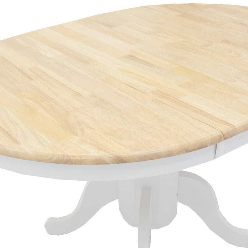 Masa Lars Extensibila Alb - Natural 38)x100x75 cm