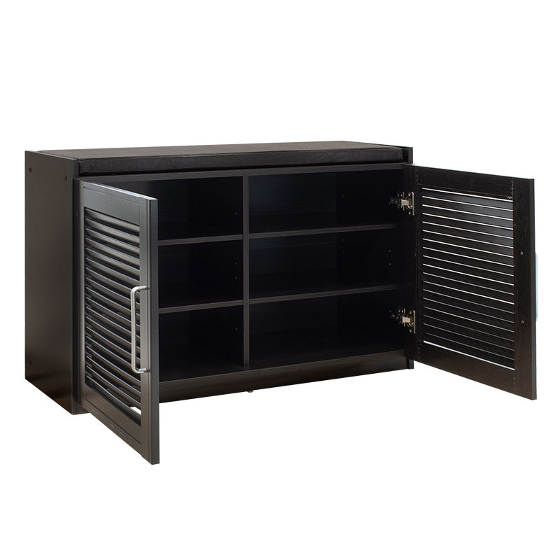 Dulap pantofi cu banca Crispy 94x34.5x60cm - Maro