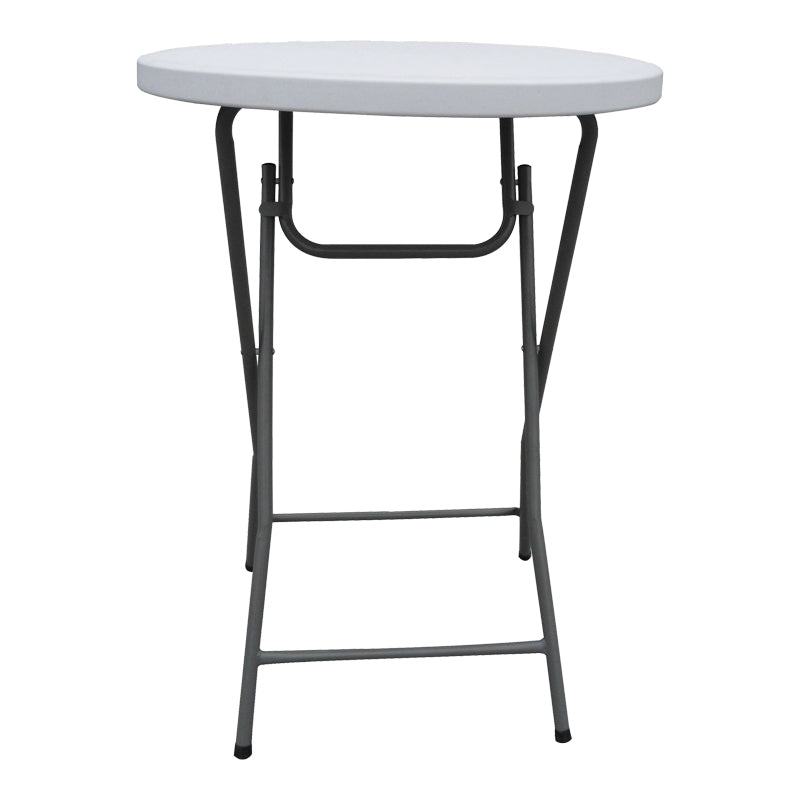 Masă de catering pliabilă, Alb, Plastic, 81x110 cm