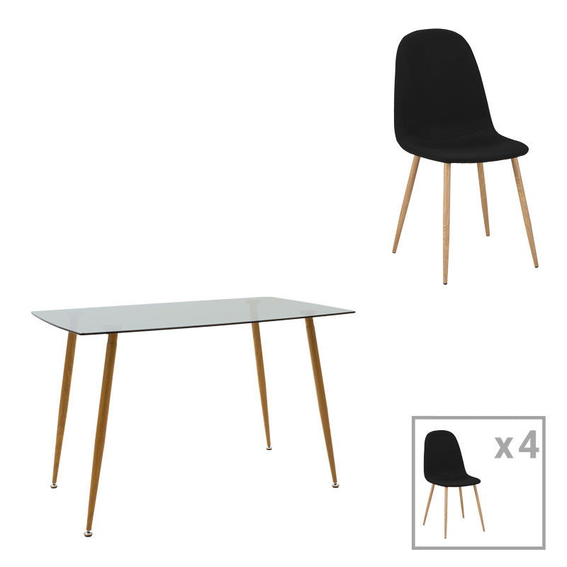 BLACK - DARK GREY - NATURAL