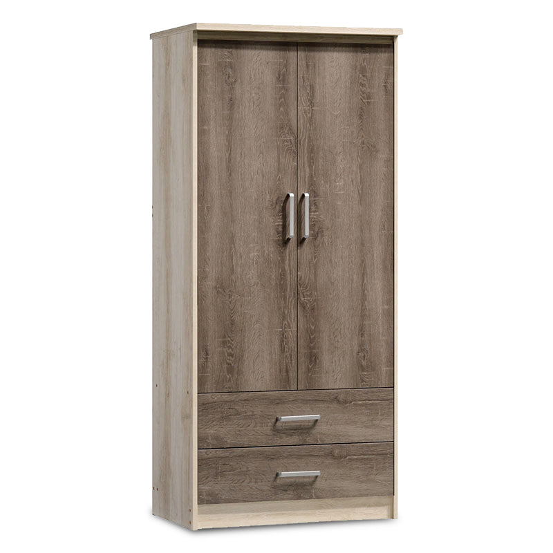 Set Dormitor cu Pat Olympus Castillo Toro, Lemn, 120x200 cm, Set 3 piese