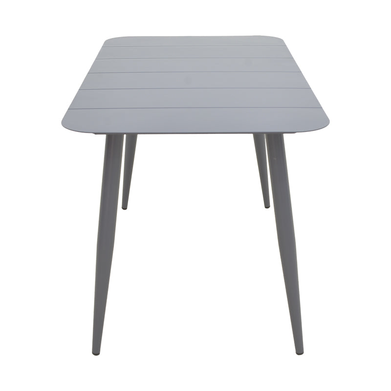 Set dining exterior Heven Vista, 7 piese, Antracit, aluminiu, 150x80x72 cm