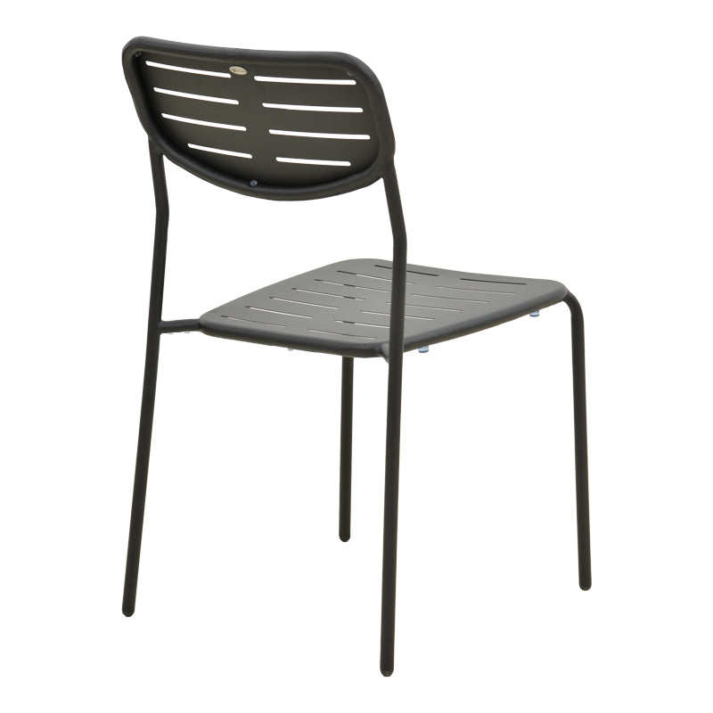 Scaun de exterior Deraby, Negru, 52x46x83 cm