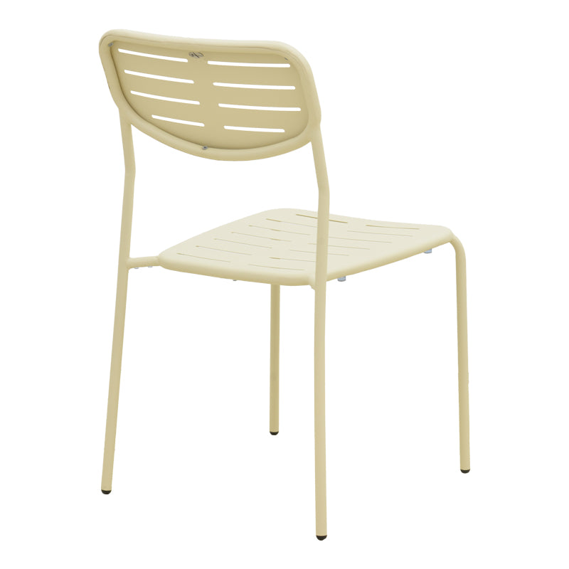 Scaun de exterior Deraby, Crem, 52x46x83 cm