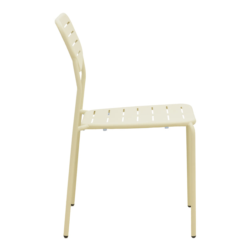 Scaun de exterior Deraby, Crem, 52x46x83 cm