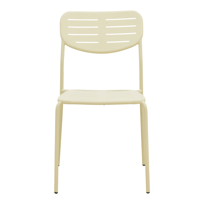 Scaun de exterior Deraby, Crem, 52x46x83 cm