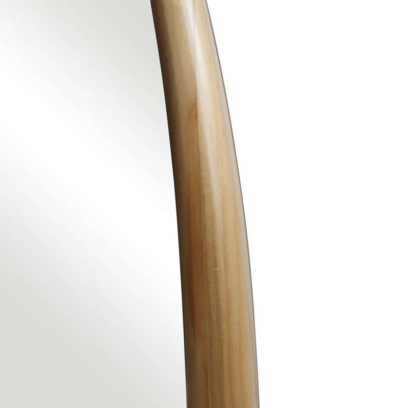 Oglinda ovala cu rama Naturala Marly, 50x127 cm