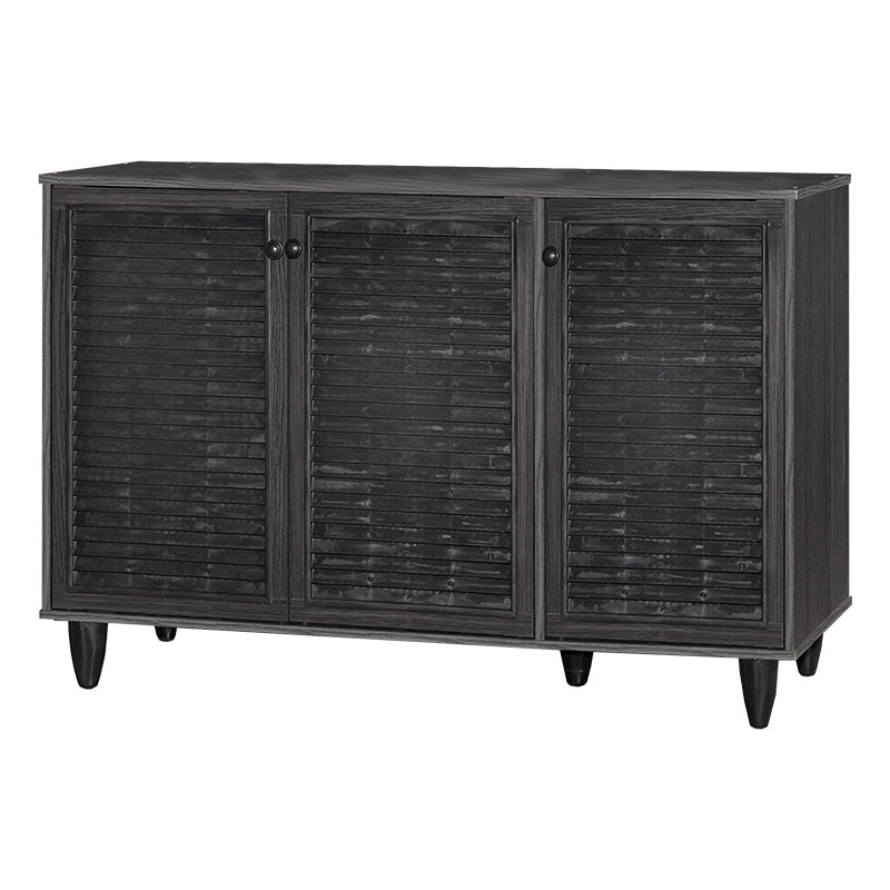 Dulap pantofi Ronan Nuc 105x35x66cm - Negru