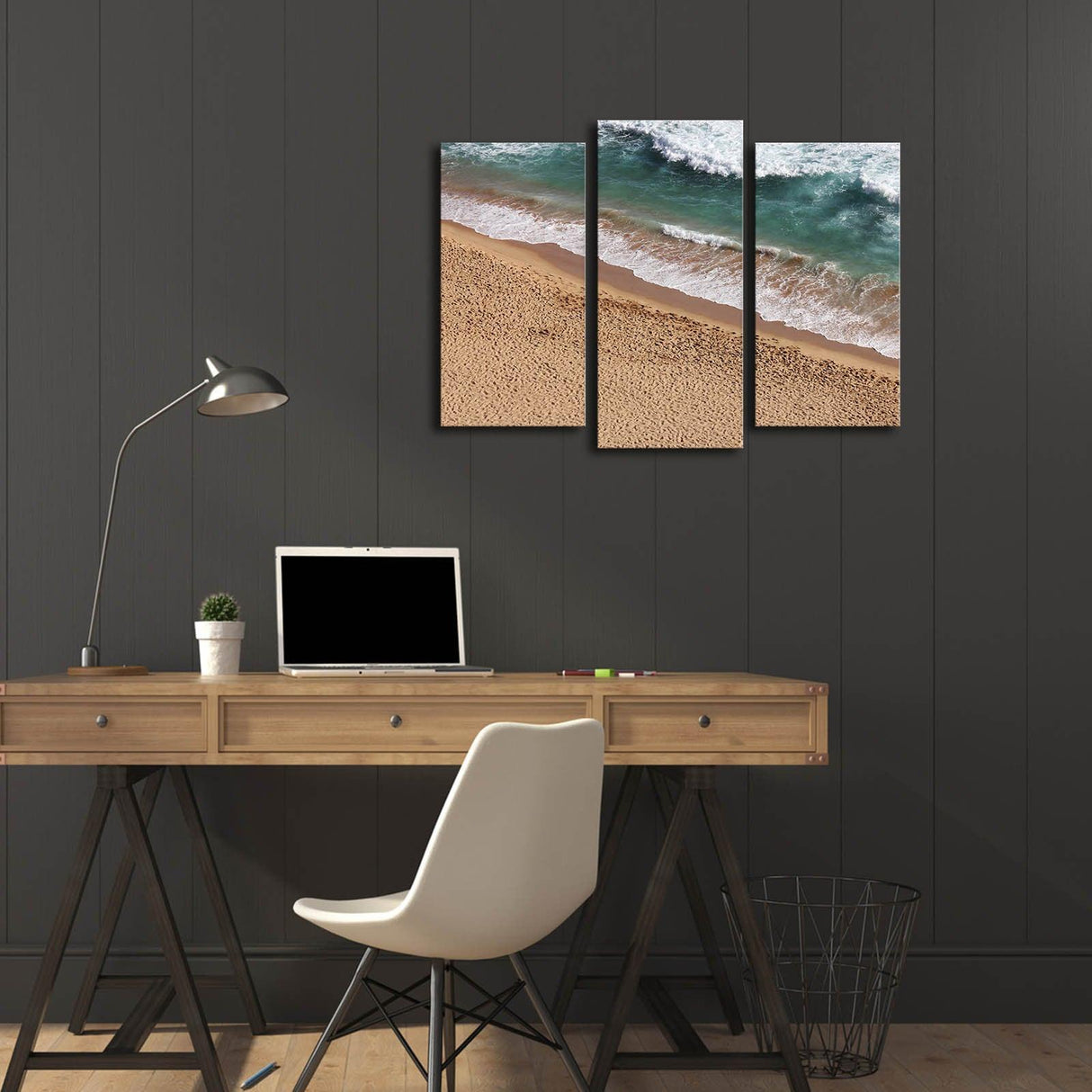 Tablou Canvas cu Led 3PATİACT, Multicolor, 66x45 cm