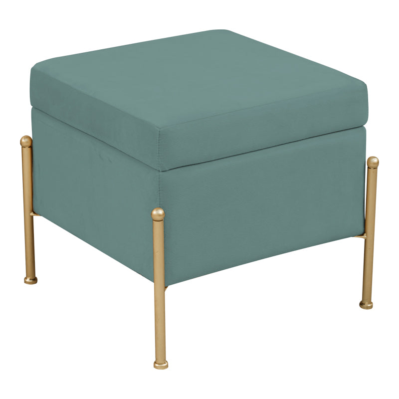 Taburet cu spatiu depozitare Panton 40x40x36.5 cm - Verde