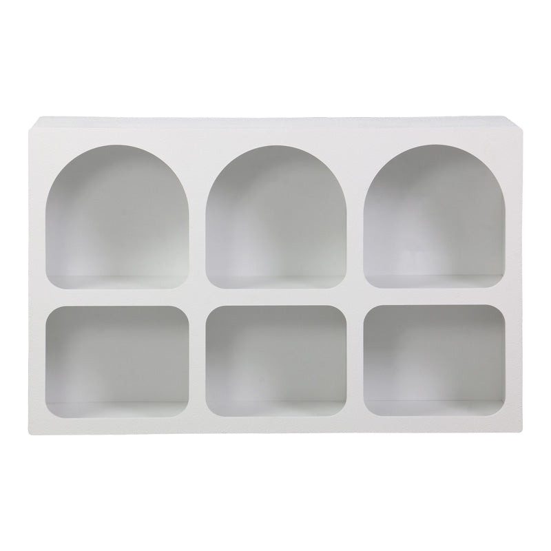 Bufet cu rafturi Emersi, Alb, 120x35x76 cm
