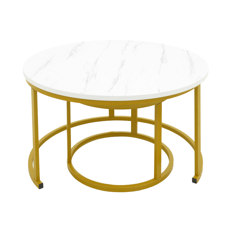 WHITE MARBLE-GOLDEN LEGS