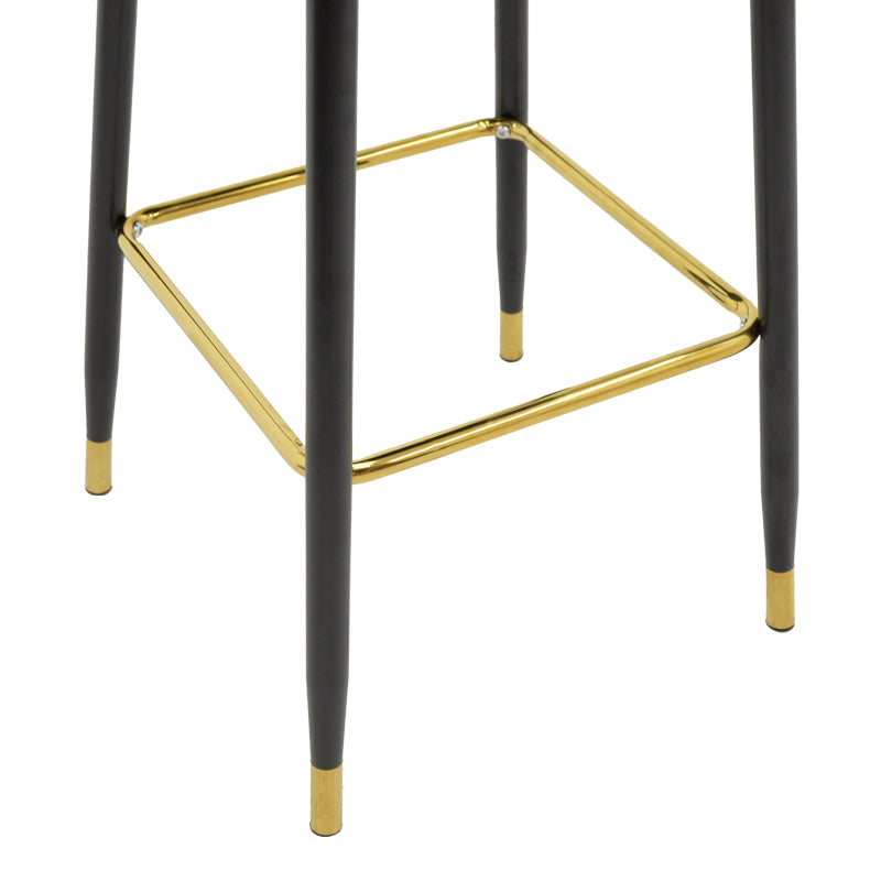 Scaun de bar Medium height bar, 48x50x107 cm - Negru-Bej-Auriu
