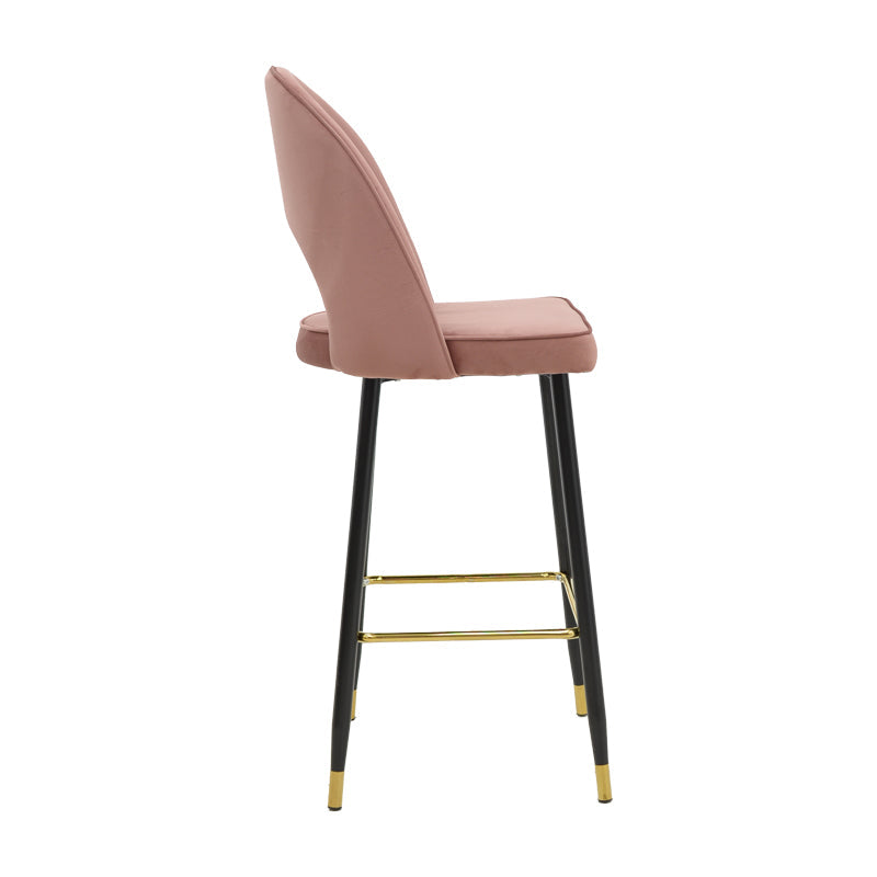Scaun de bar Medium height bar, 48x50x107 cm - Negru-Auriu