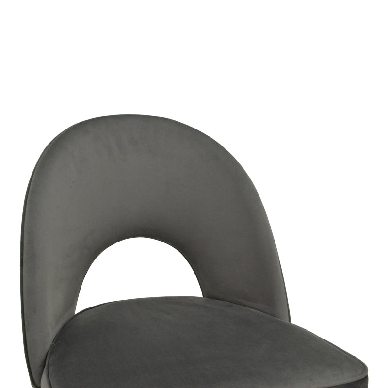 Scaun de bar Medium height bar, 48x50x107 cm - Antracit-Negru-Auriu
