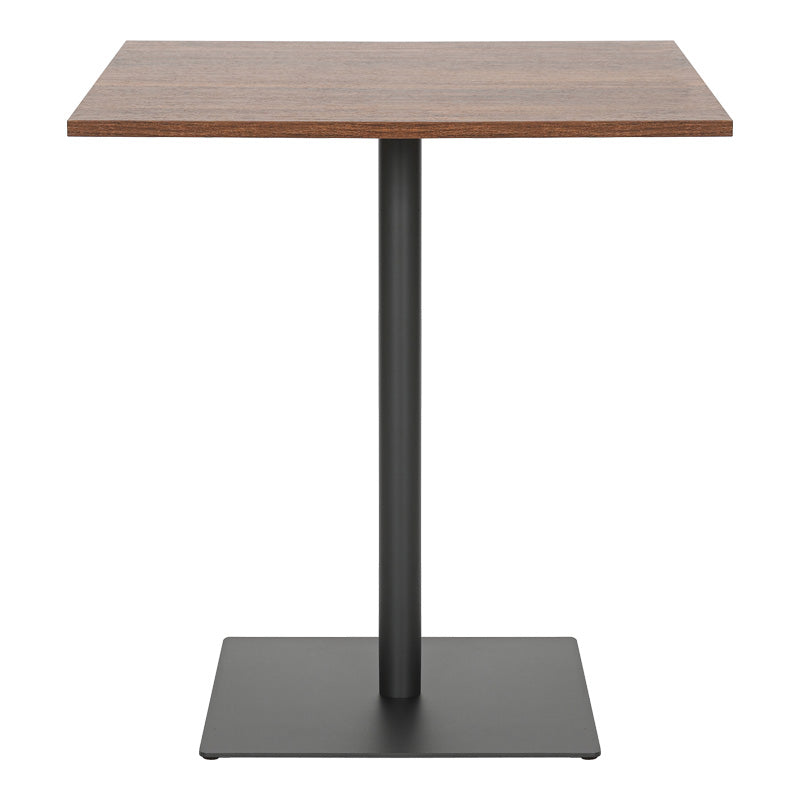 Masa cu design elegant Nerobian , Stil Modern, MDF, Culoare Nuc, 70x70x75 cm