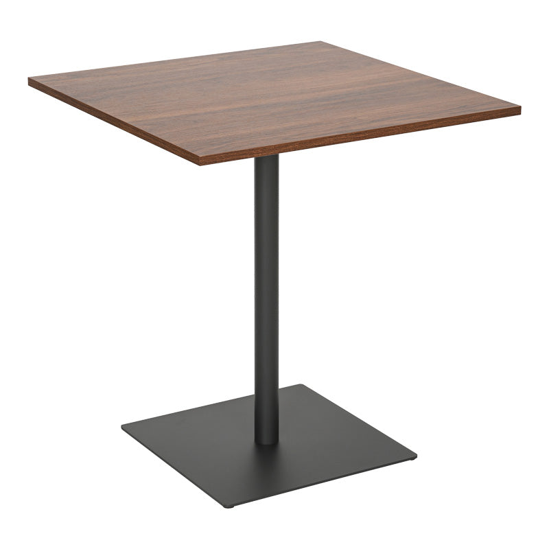 Masa cu design elegant Nerobian , Stil Modern, MDF, Culoare Nuc, 70x70x75 cm