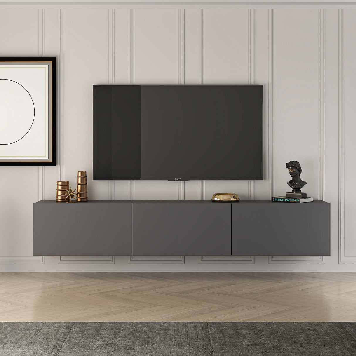 Comoda West 150x32 - Gri