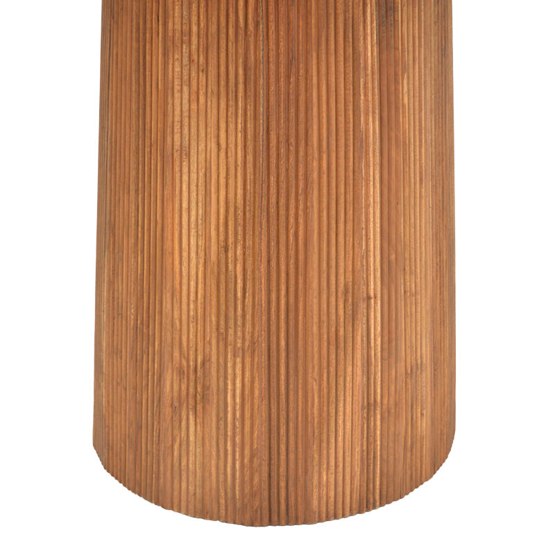Masa rotunda din lemn masiv de acacia Tully, Lemn de Acacia, D120x75 cm