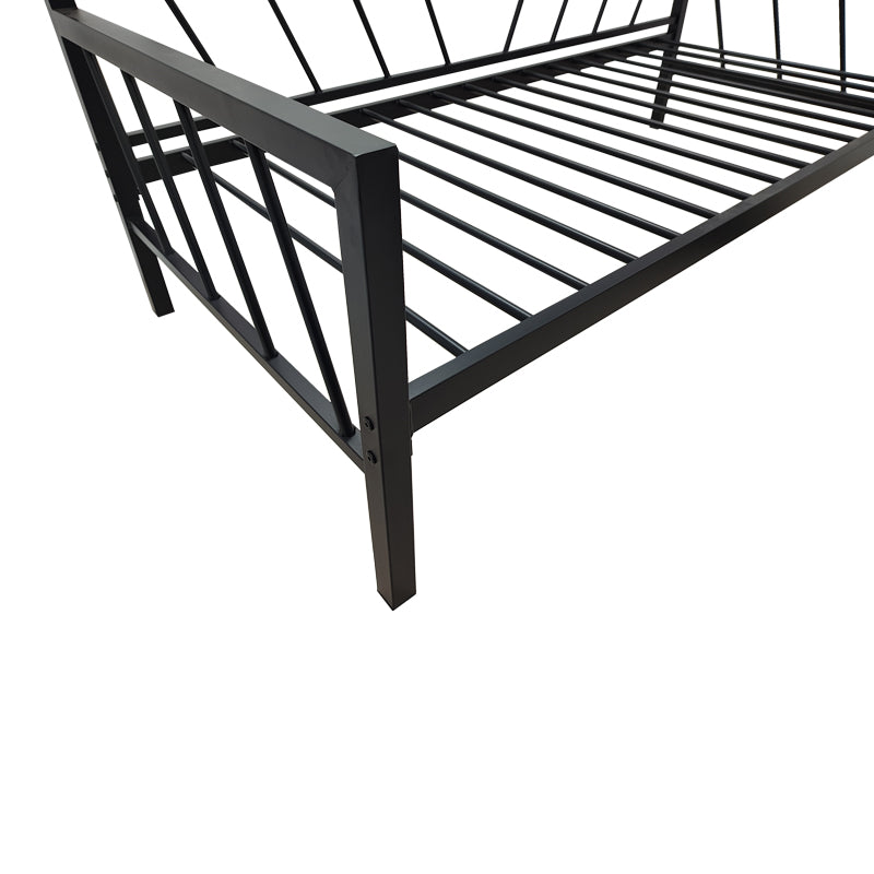 Pat Bed-Sofa Remmie, Negru, 90x190 cm