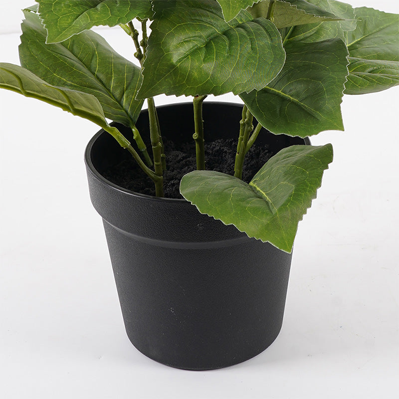 Plantă decorativă în ghiveci Hydrangea, Sintetic, 35x50 cm, Roz