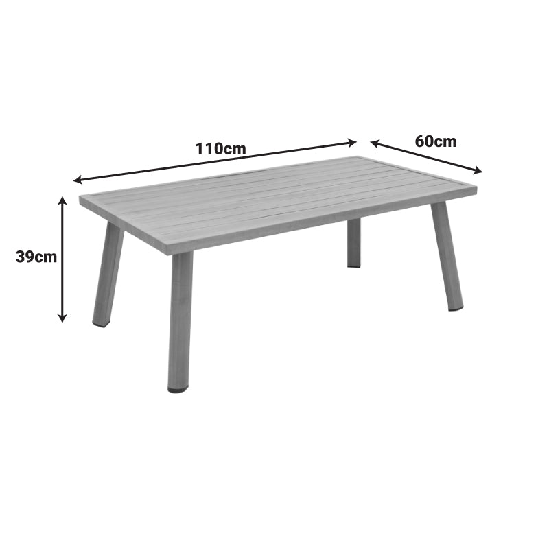 Set gradina Andasio, Gri-Natural