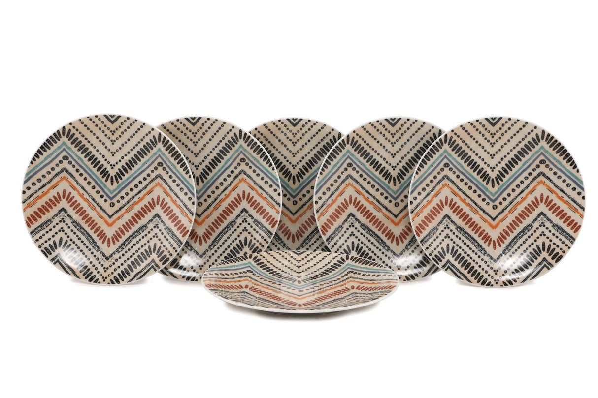 Set de servire pentru tort, Multicolor, 21x8.5x21 cm