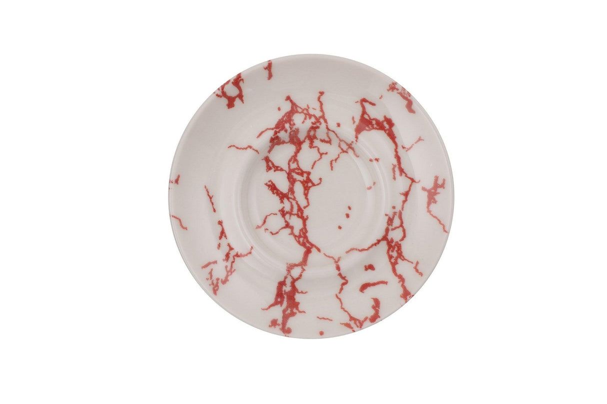 Set de cani de ceai, Crem, 25x10x35 cm