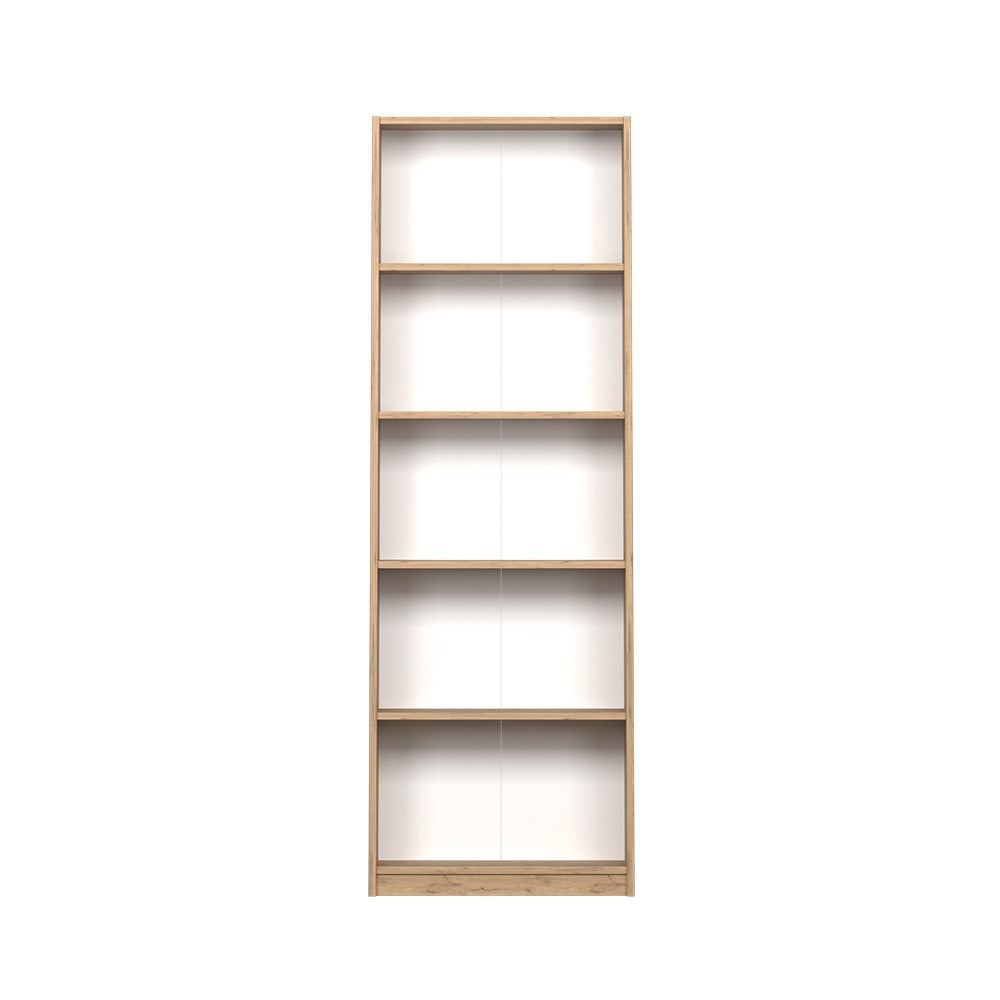 Biblioteca Adore Nurdan, 5 rafturi, 58x170x23 cm - Stejar
