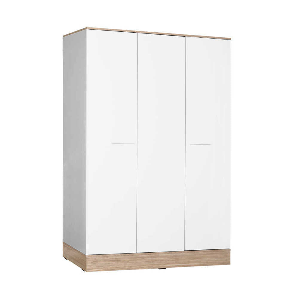 Dulap Haine Adore Base, 3 usi, Alb, 120 x 197 x 52 cm