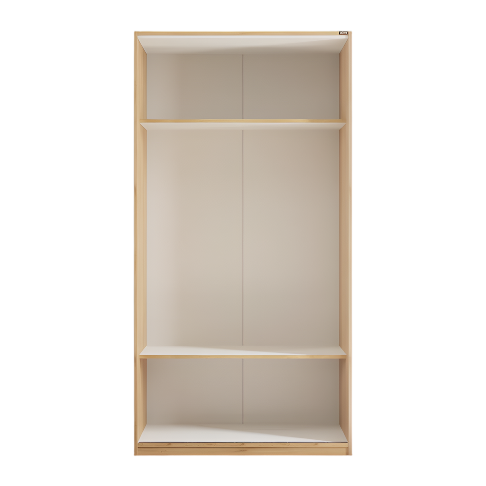 Dulap Haine Adore Slide Compact, 2 usi glisante, 94x182x52 cm - Stejar