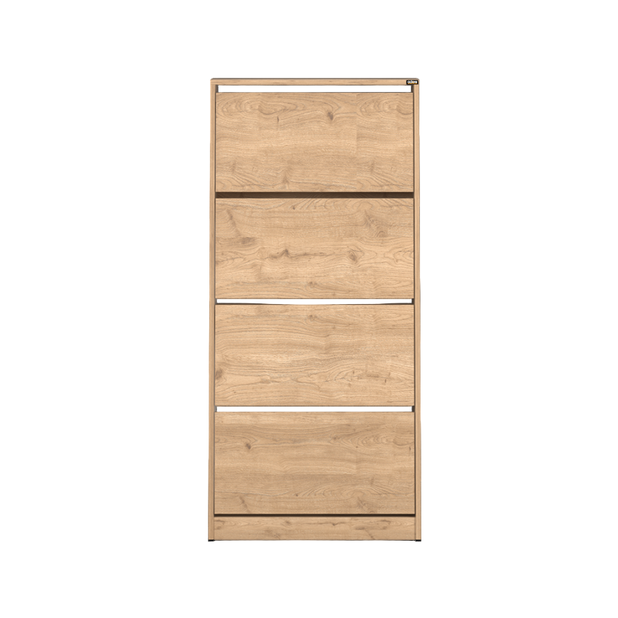 Pantofar Adore Max XL, 24 Perechi, 4 Compartimente, 73x157x26 cm - Natural