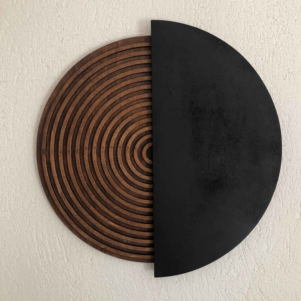 Accesoriu decorativ de perete ART143, Natural, 50x50 cm