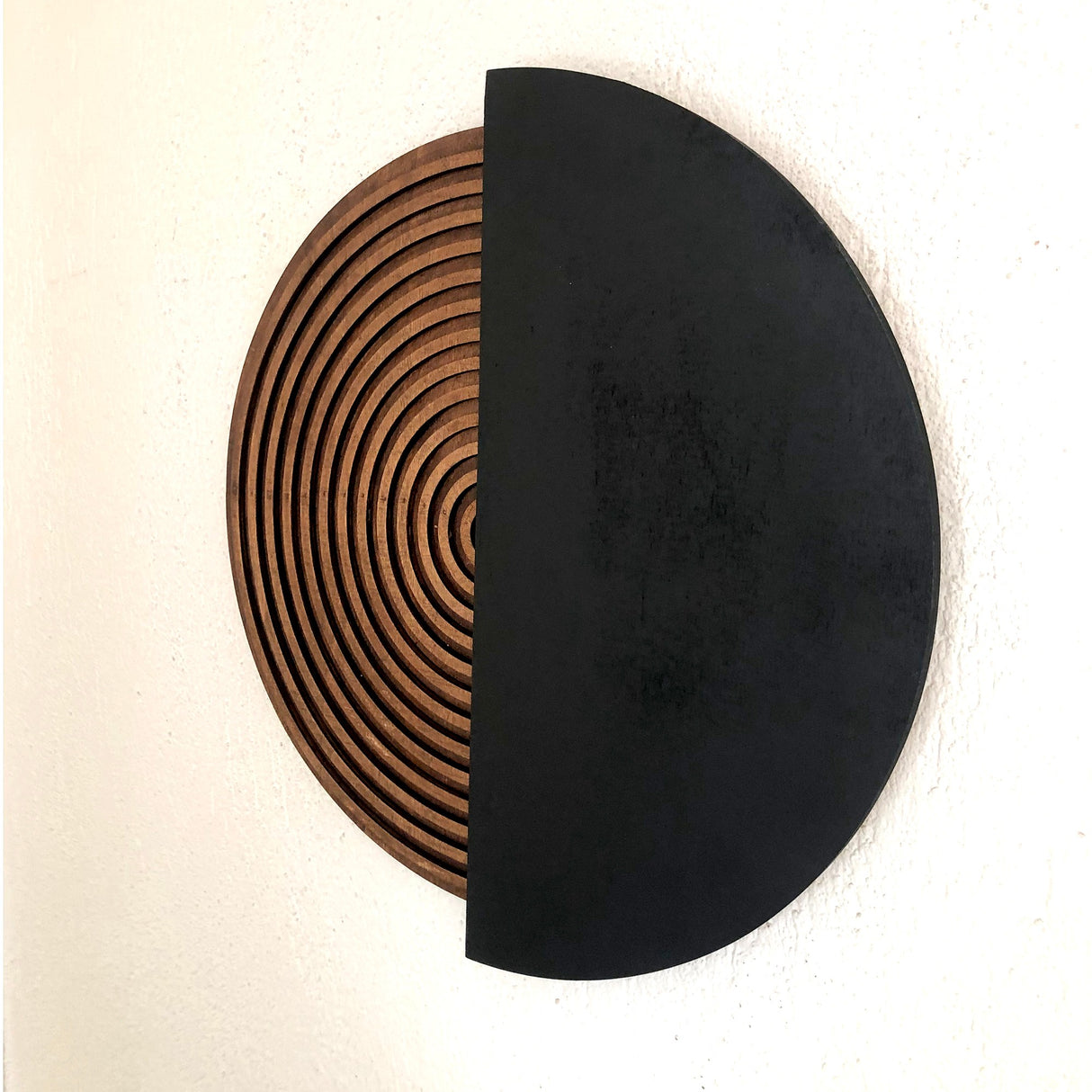 Accesoriu decorativ de perete ART143, Natural, 50x50 cm