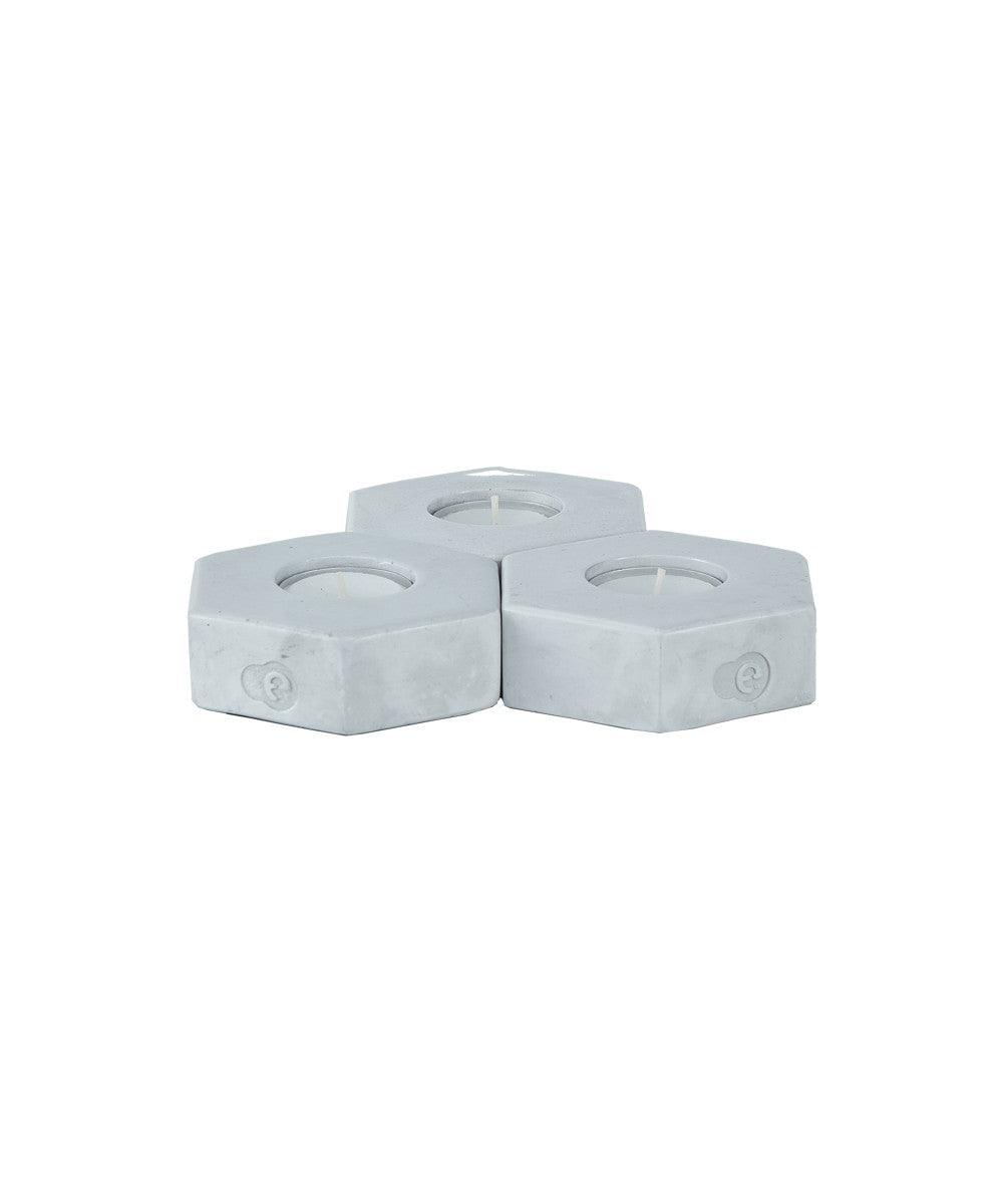 Accesoriu decorativ din beton Decorative Concrete Accessory Classic 1, Gri, 2.5x12.5 cm