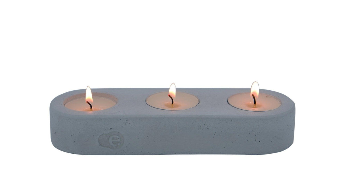 Accesoriu decorativ din beton Decorative Concrete Accessory Honey 1, Gri, 3x6x6 cm