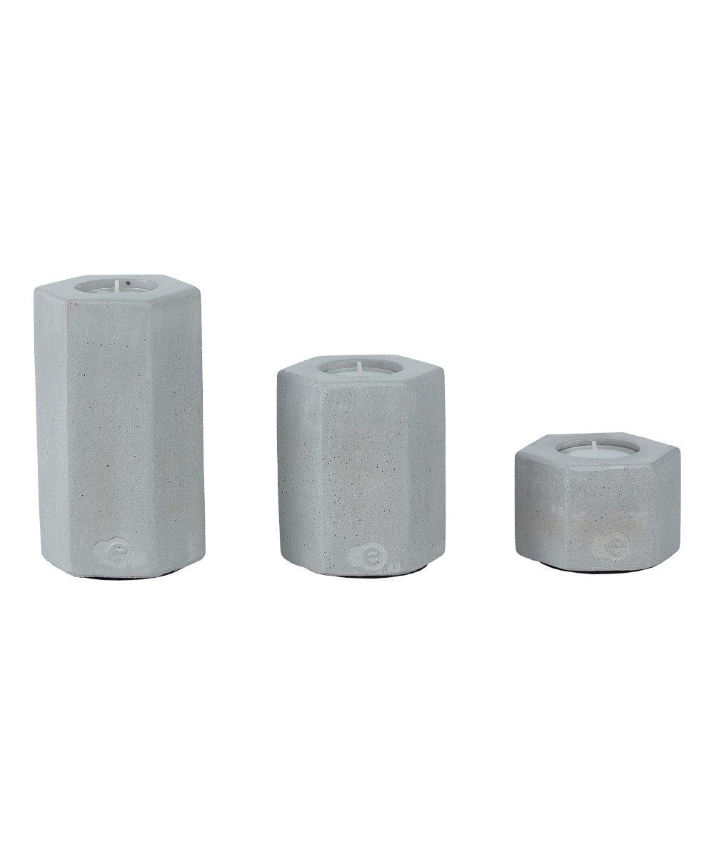 Accesoriu decorativ din beton Decorative Concrete Accessory Minimal 1, Gri, 7x13 cm