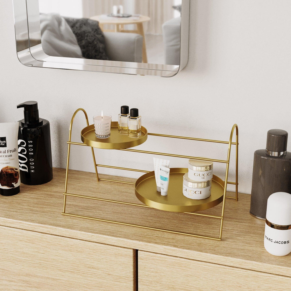 Accesoriu metalic decorativ Decorative Metal Accessory Artistic 2, Aur, 15 cm