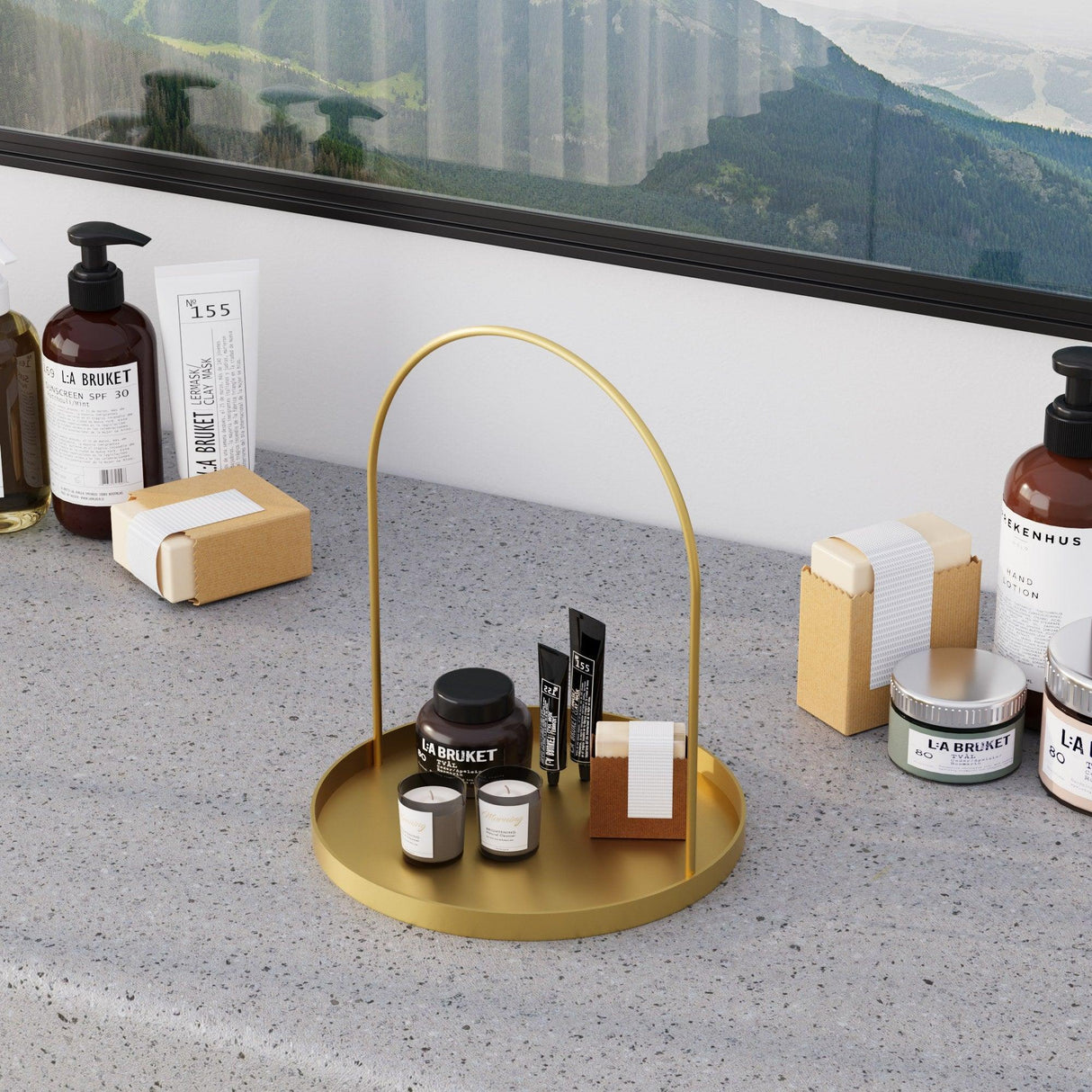 Accesoriu metalic decorativ Decorative Metal Accessory Artistic 4, Aur, 22.5x28 cm