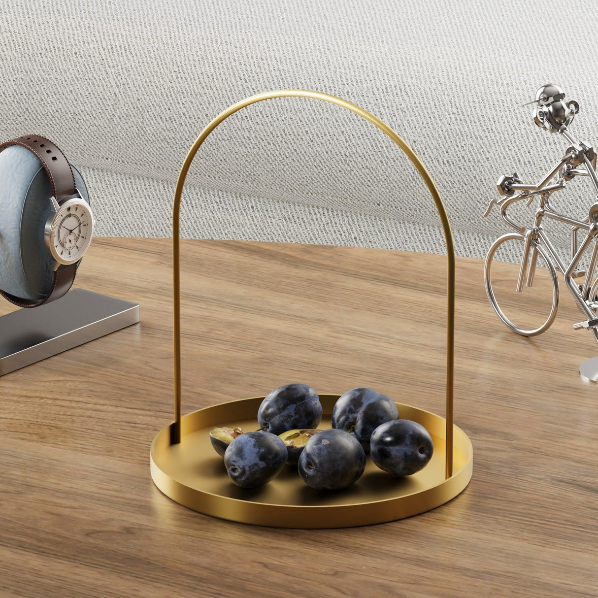 Accesoriu metalic decorativ Decorative Metal Accessory Artistic 4, Aur, 22.5x28 cm