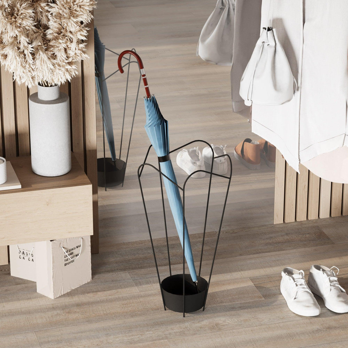 Accesoriu metalic decorativ Decorative Metal Accessory Classic 2, Negru