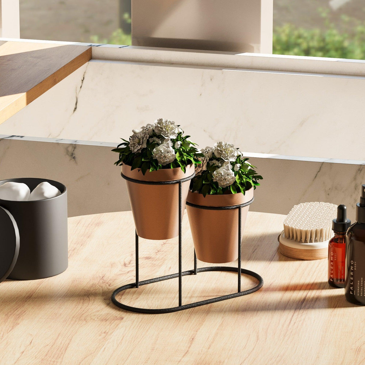 Accesoriu metalic decorativ Decorative Metal Accessory Elegance 1, Cupru, 9 cm