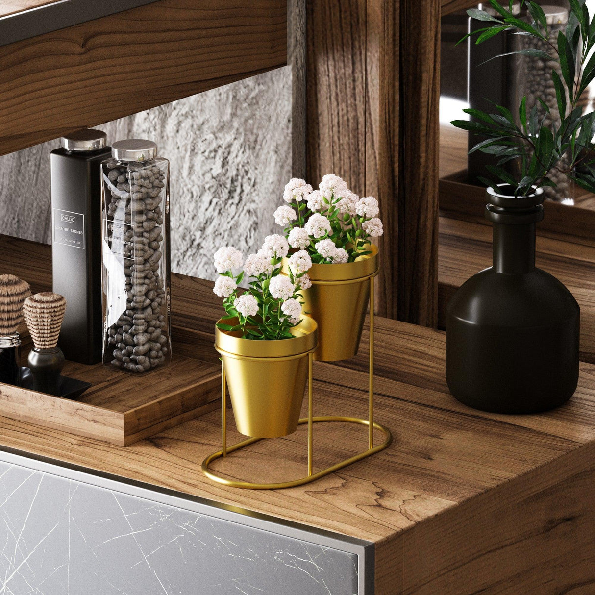 Accesoriu metalic decorativ
GED-015, Aur, 10x16x19 cm