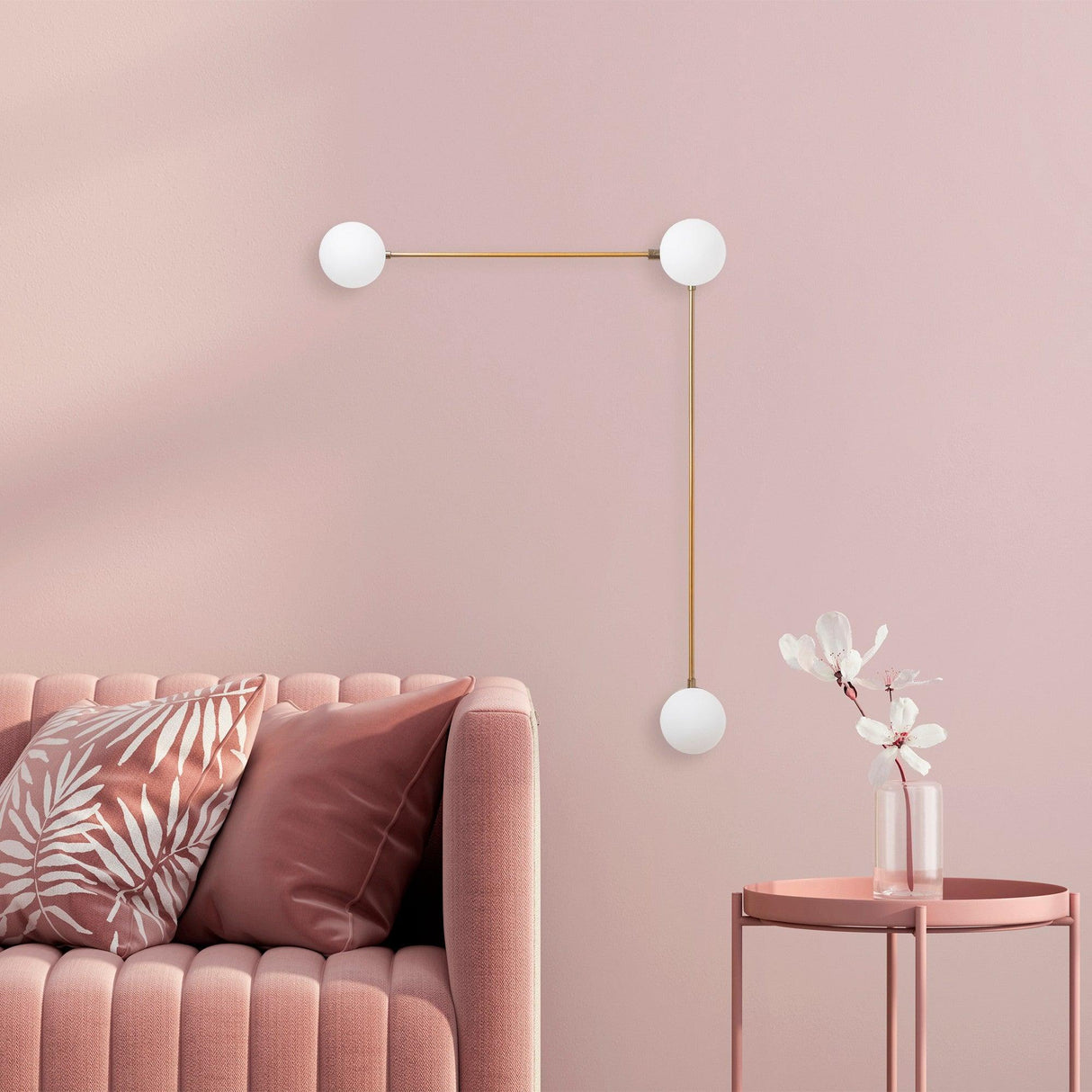 Aplica de perete Domino 2, Vintage