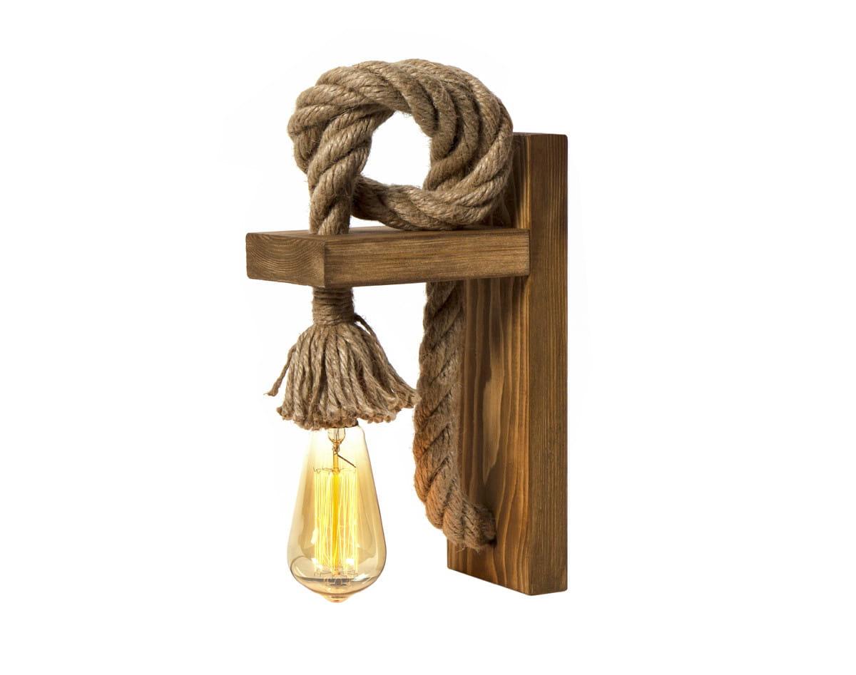 Aplica de perete Exolamp, Maro/Auriu