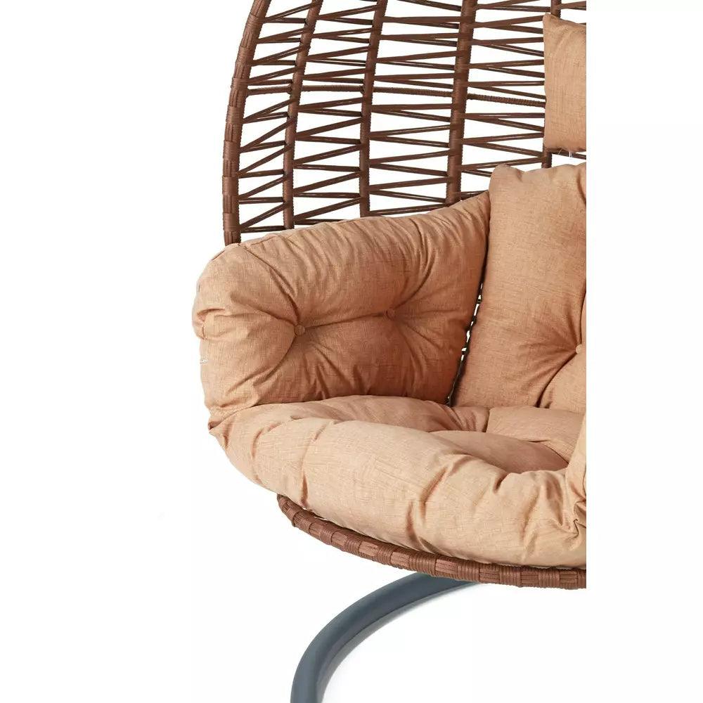 Balansoar de gradina Gulendam , Maro/Bej , 120 x 200 x 120 cm