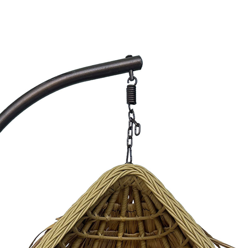 Balansoar Varur, Ratan, 120x105x195 cm - Bej