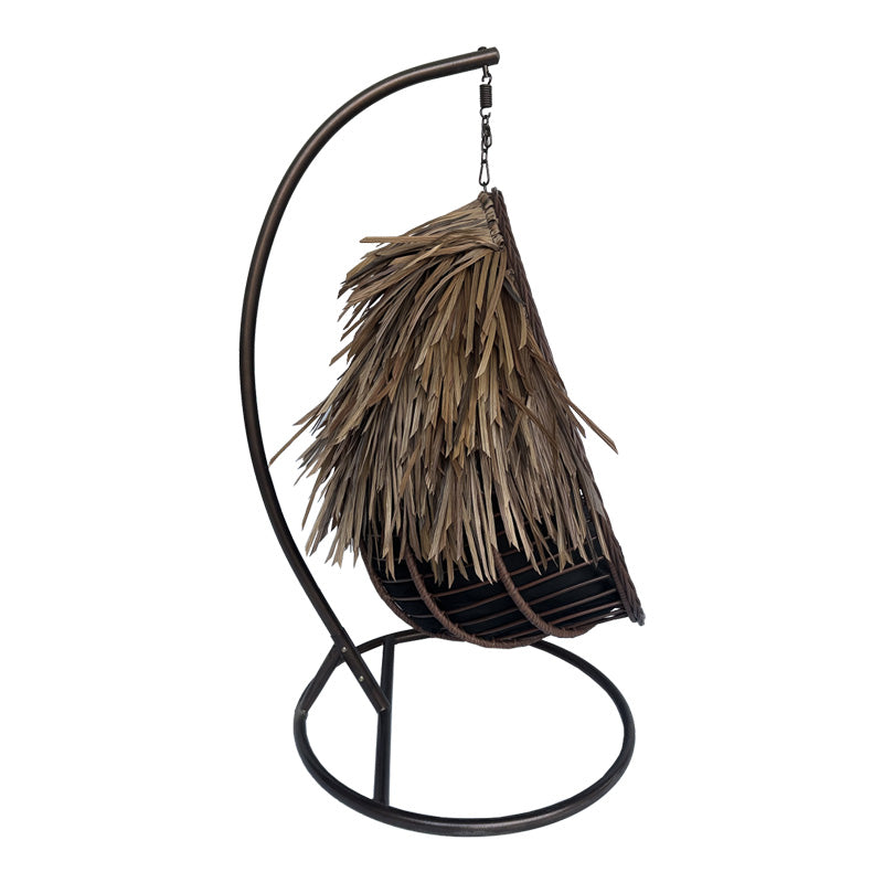 Balansoar Varur, Maro-Negru, Ratan, 120x105x195 cm