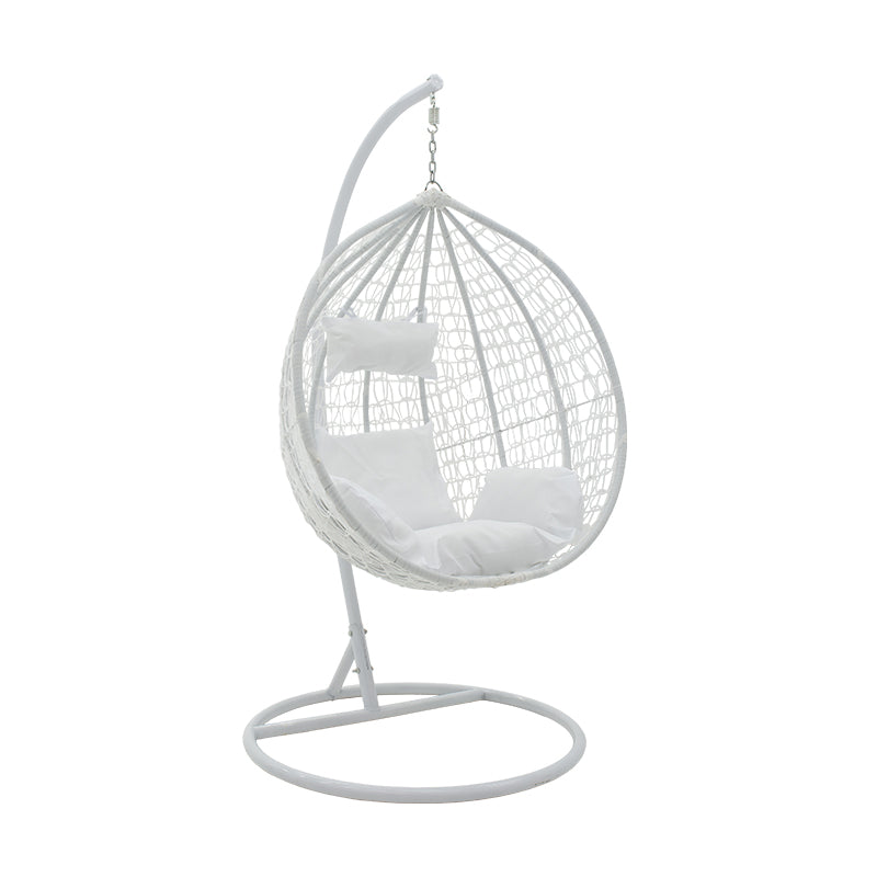 Balansoar Zafer, Gri - Maro, 106x103x200 cm - Alb